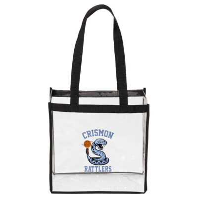 Crismon Rattlers Basketball Stadium Tote Thumbnail