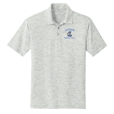 Crismon Boys Basketball Heathered Polo Thumbnail