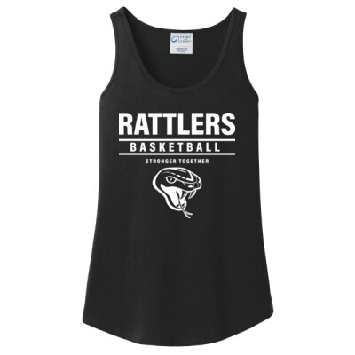 Ladies Rattlers Basketball Stronger Together Core Cotton Tank Top Thumbnail